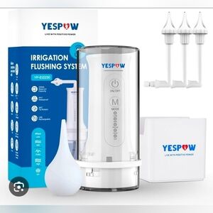 NEW Yespow USB Rechargeable Irrigation Flushing System For Ears #YP-EI2230 NWT